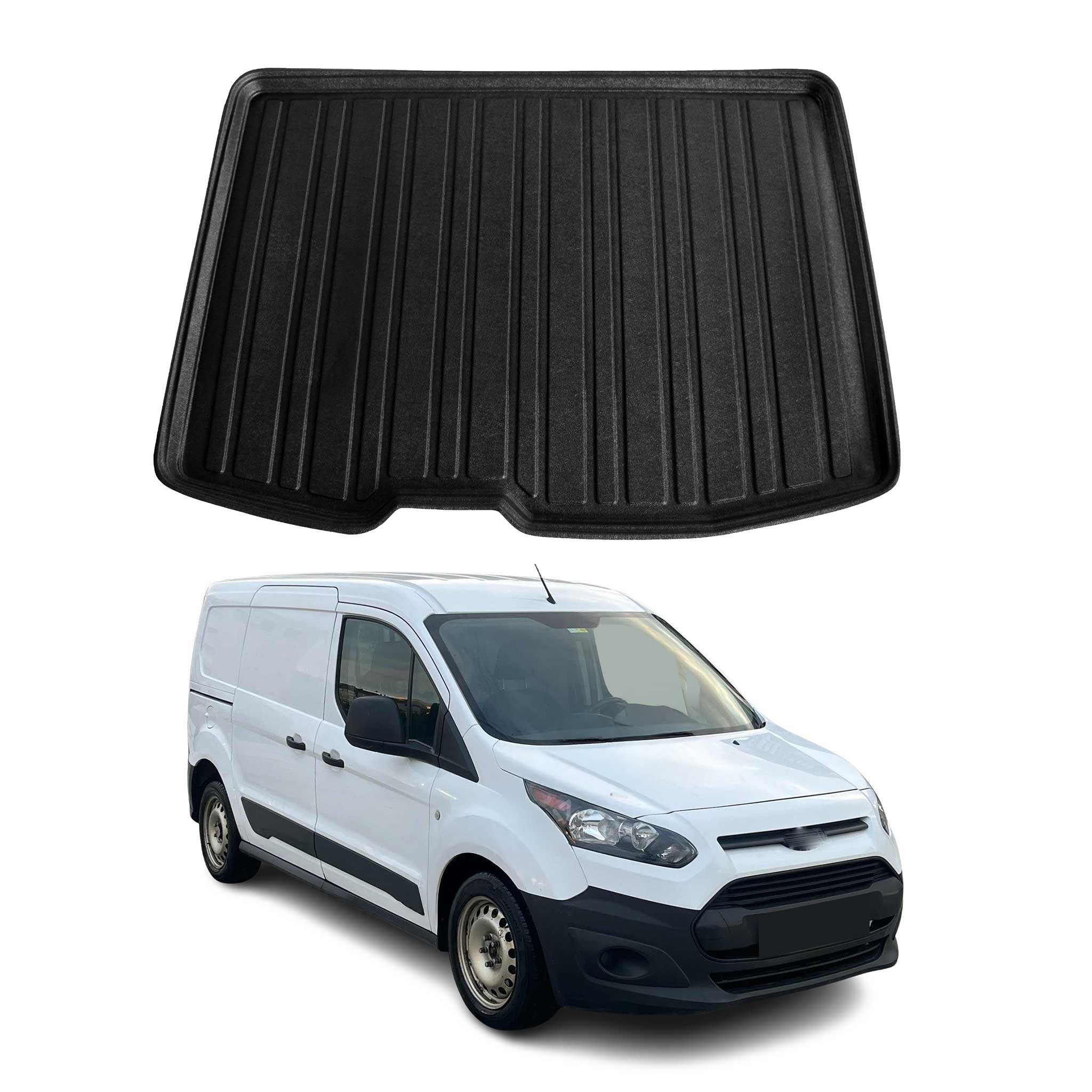 Kofferraumwanne Laderaumwanne für Ford Connect 2014-2021 Gummi TPE Schwarz