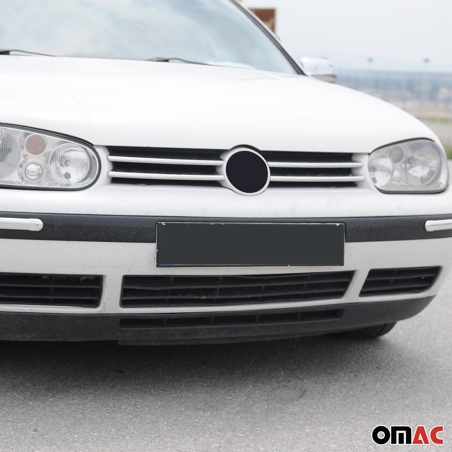 Kühlergrill Leisten Grillleisten für VW Golf 1997-2003 Edelstahl Chrom 4tlg