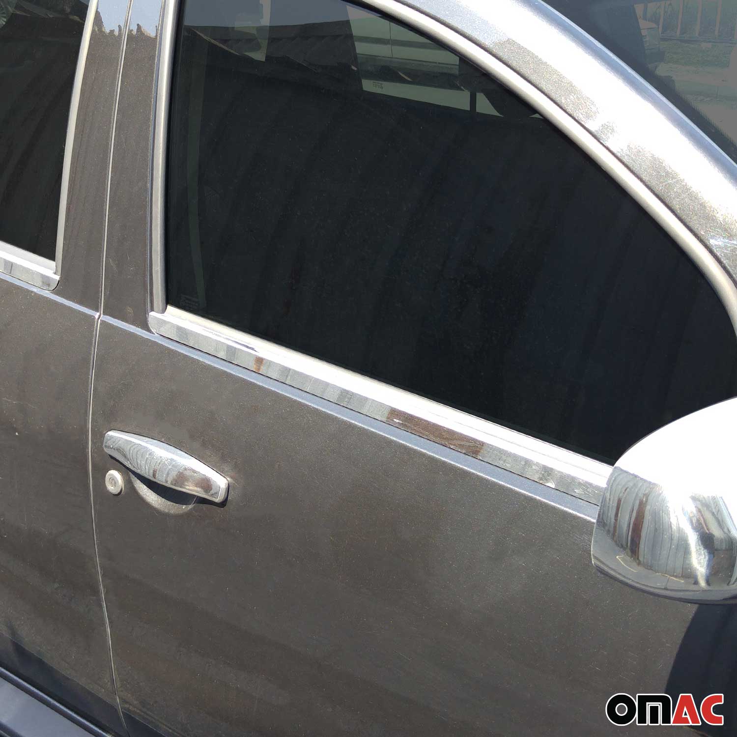 Fensterleisten Zierleisten für Dacia Duster 2010-2018 Edelstahl Chrom 4tlg