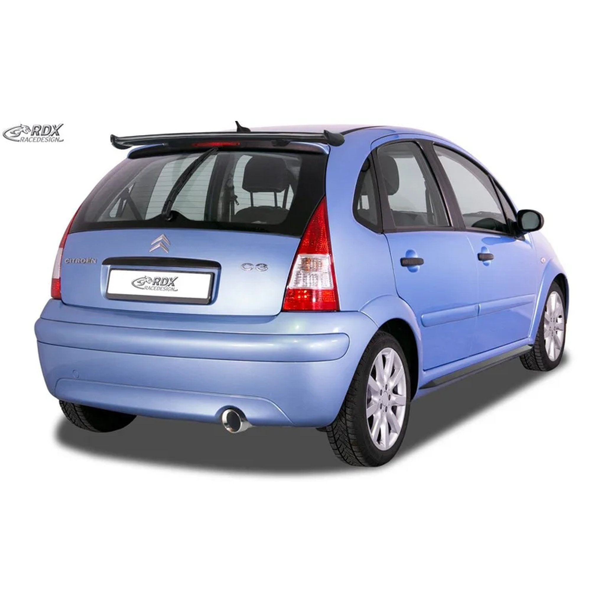 RDX Seitenschweller für Citroën C3 2002-2009 Slim ABS Schwarz 2er-Set TÜV