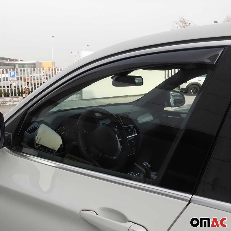 Windabweiser Regenabweiser für BMW X4 F26 2014-2018 Acryl Dunkel 2tlg