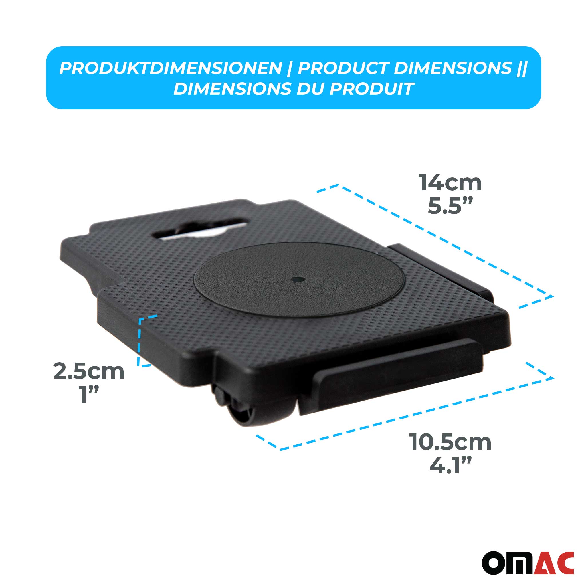 Möbel-Transportroller 150 kg Möbelroller Transportfahrwerk Trittbrett 4tlg