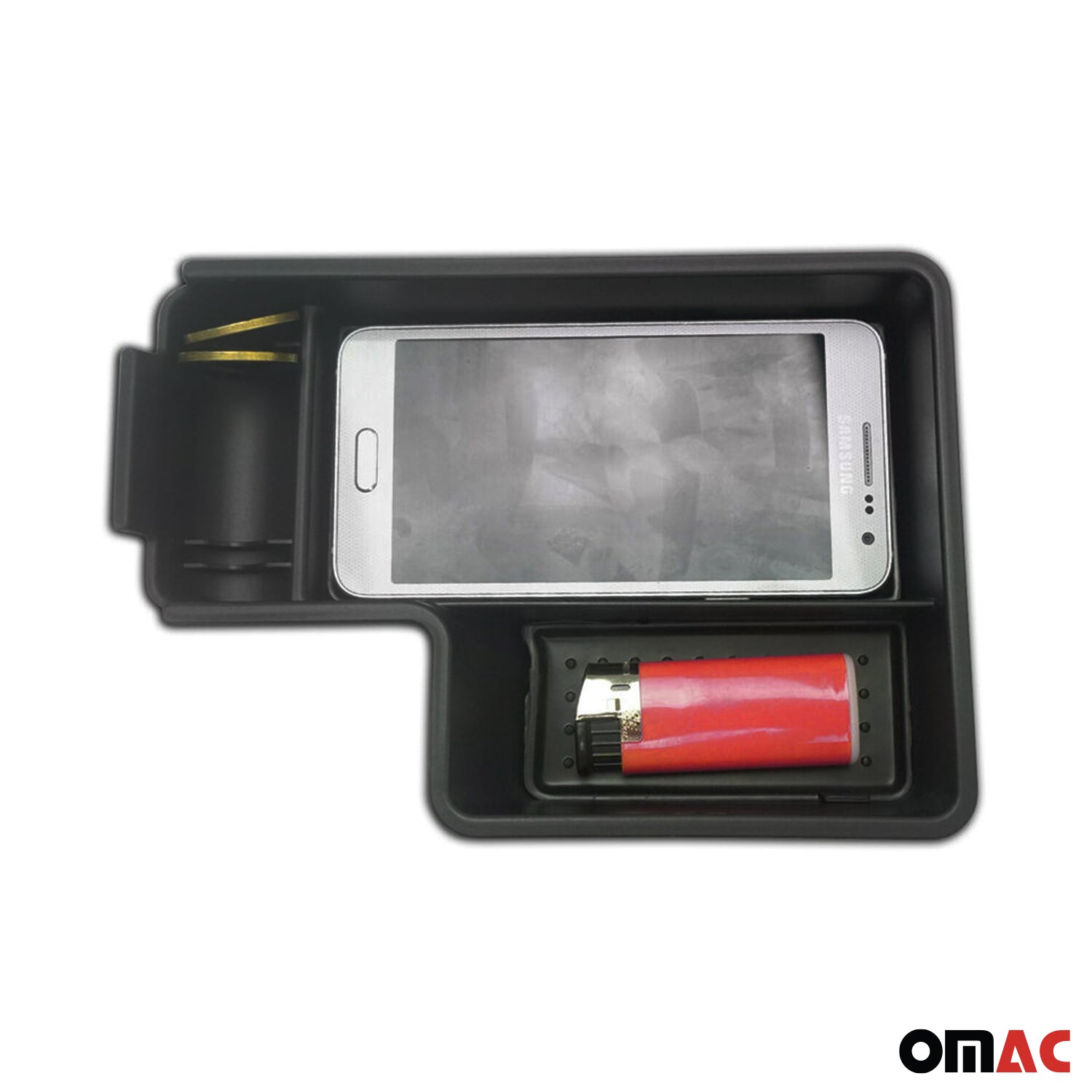 Armauflage Ablagebox Zentrale Storage-Box für VW Golf 2008-2012 ABS Schwarz
