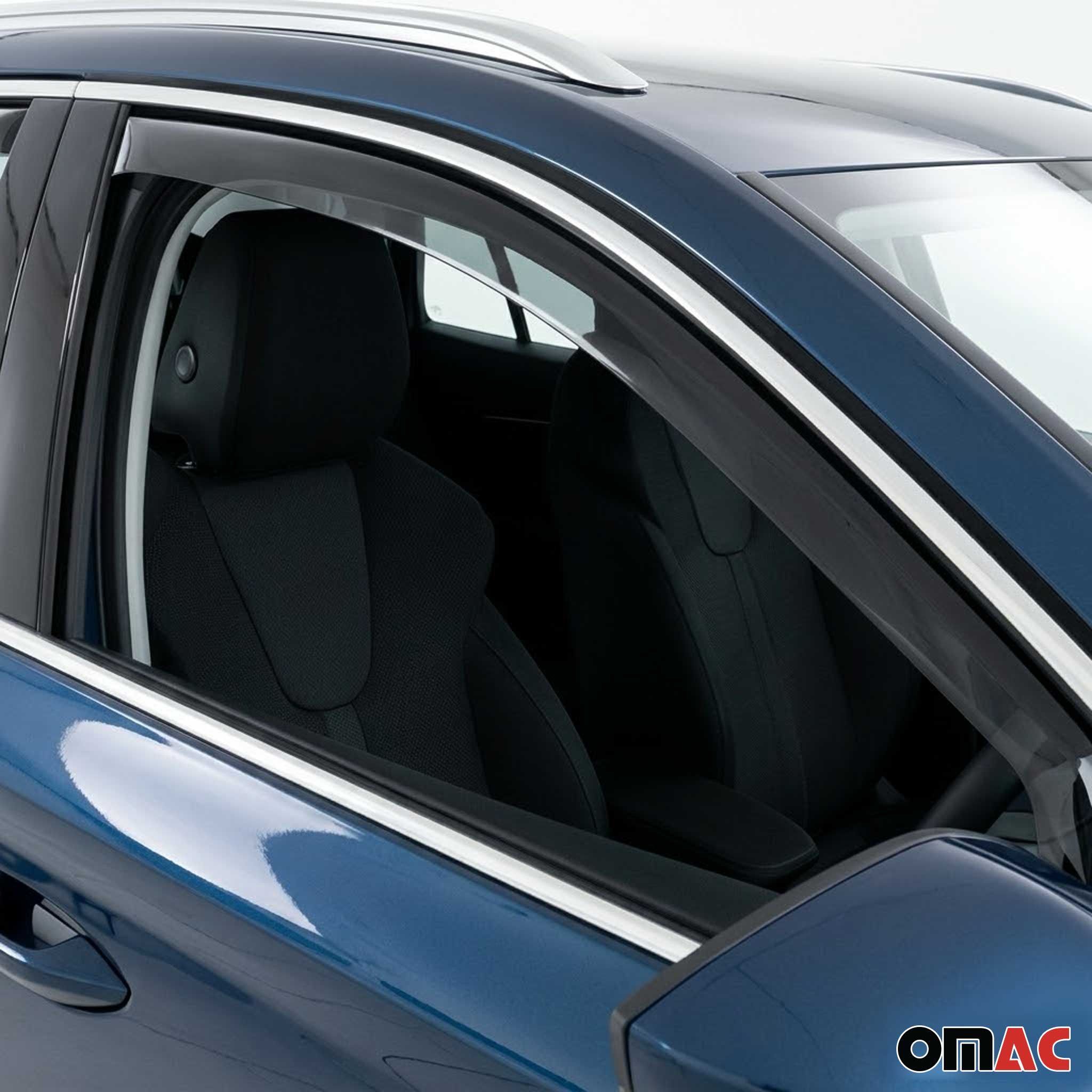 Windabweiser Regenabweiser für Skoda Octavia Kombi 2020-2026 Dunkel Acryl 4tlg