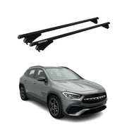 Menabo Dachträger Grundtäger für Mercedes GLA H247 2020-2026 75kg Alu Schwarz 2x