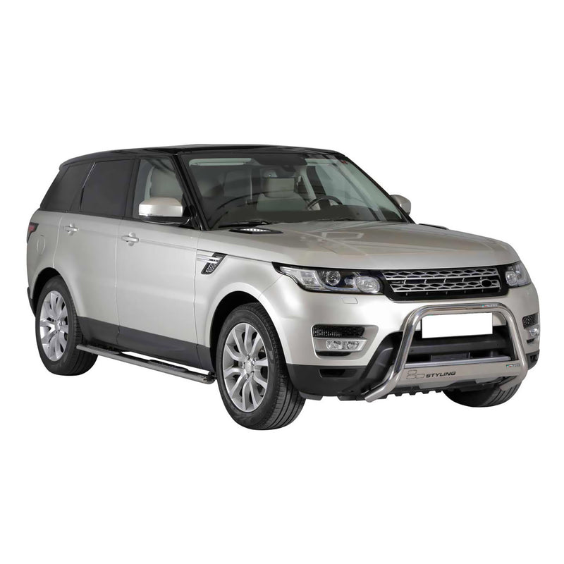 Frontbügel Frontschutzbügel für Range Rover Sport 2014-2017 ø63mm Stahl Silber