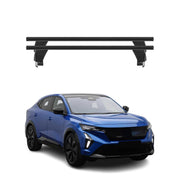 Menabo Dachträger Grundträger für Renault Rafale E-Tech 2024-2025 Alu Schwarz 2x