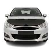 Haubenbra Steinschlagschutz Bonnet Bra für Citroen C4 2005-2010 Schwarz Halb