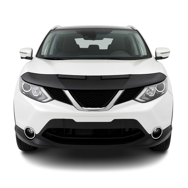 Haubenbra Steinschlagschutz für Nissan Qashqai J11 2014-2021 Schwarz Halb