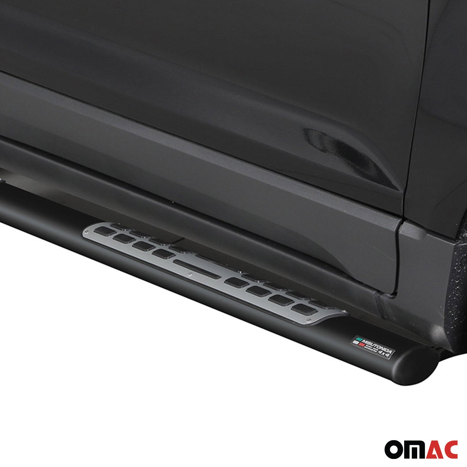 Edelstahl Seitenschweller Schwellerrohre für Ford Ecosport 2013-2017 Schwarz