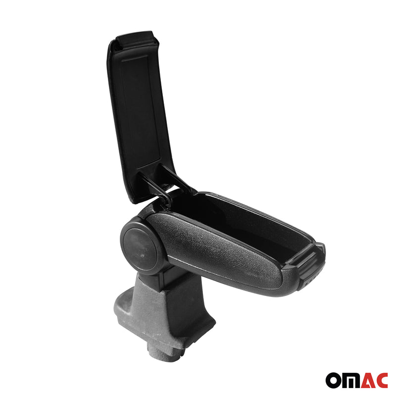 Mittelarmlehne Armlehne Mittelkonsole für Fiat Linea 2007-2020 PU-Leder Schwarz