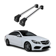 Dachträger Grundtäger für Mercedes E Klasse C207 Coupe 2009-2016 75kg Alu Silber