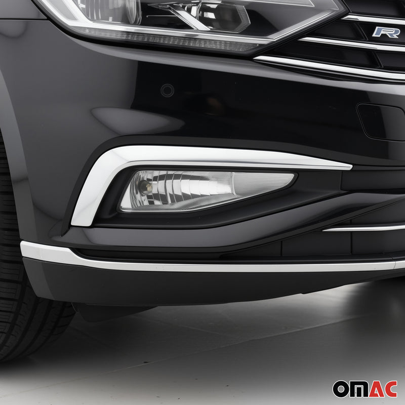 Nebelscheinwerfer Rahmen Umrandung für VW Passat B8 2019-2021 Edelstahl 2x