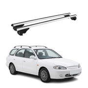 Dachträger Grundträger für Hyundai Lantra II Kombi 1995-2000 TÜV Alu Silber 2x