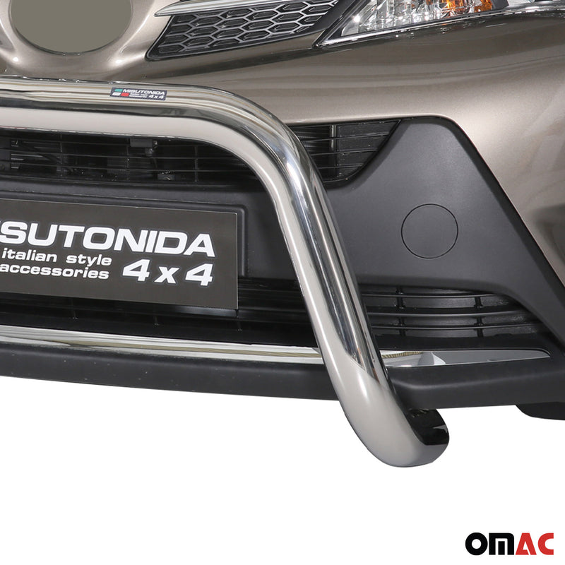 Frontbügel Frontschutzbügel für Toyota RAV4 XA40 2013-2015 ø76mm Stahl Silber