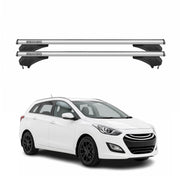 Menabo Dachträger Grundtäger für Hyundai i30 PD Kombi 2017-2026 Alu Silber 2 tlg