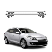 Menabo Dachträger Grundtäger für Renault Megane Kombi 2009-2016 90kg Alu Grau 2x