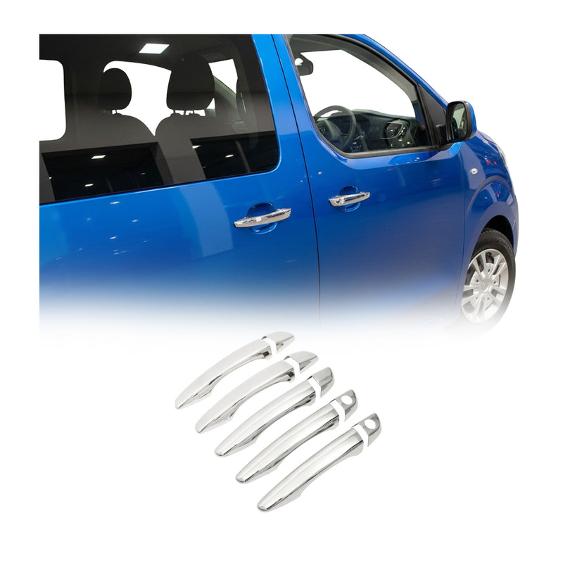 Türgriff Blende Türgriffkappen für Opel Vivaro 2019-2024 5-Tür Edelstahl 10x