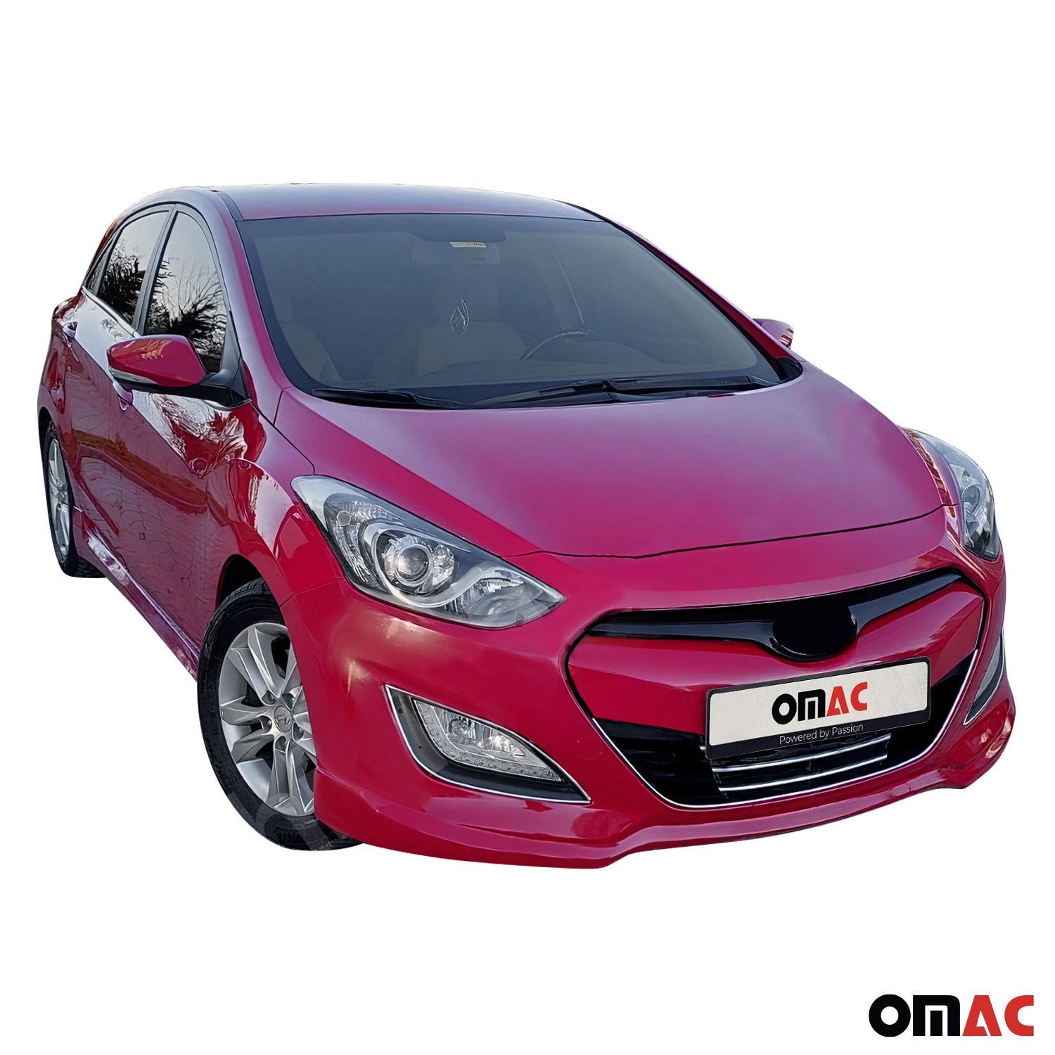 Kühlergrill Leisten Grillleisten für Hyundai i30 2012-2017 Edelstahl Chrom 4tlg