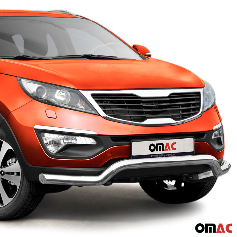 Frontbügel Frontschutzbügel Schutz für Kia Sportage 2010-2015 Stahl ABE Silber