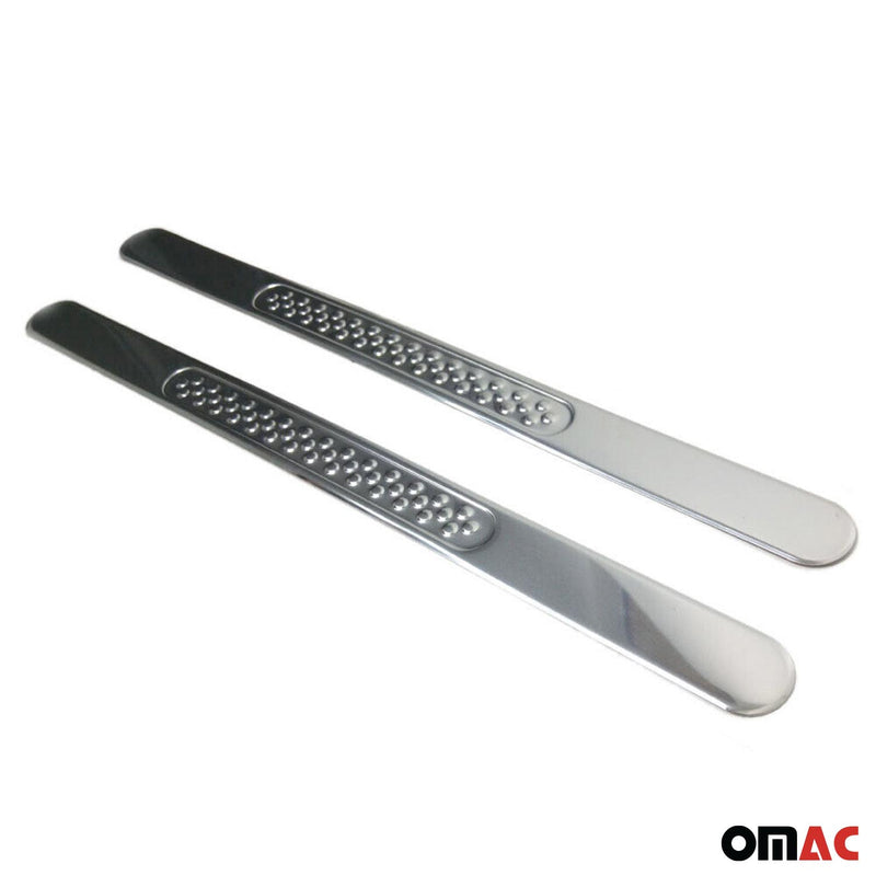 Door sill trims for Peugeot 307 2001-2009 stainless steel silver 2 pieces