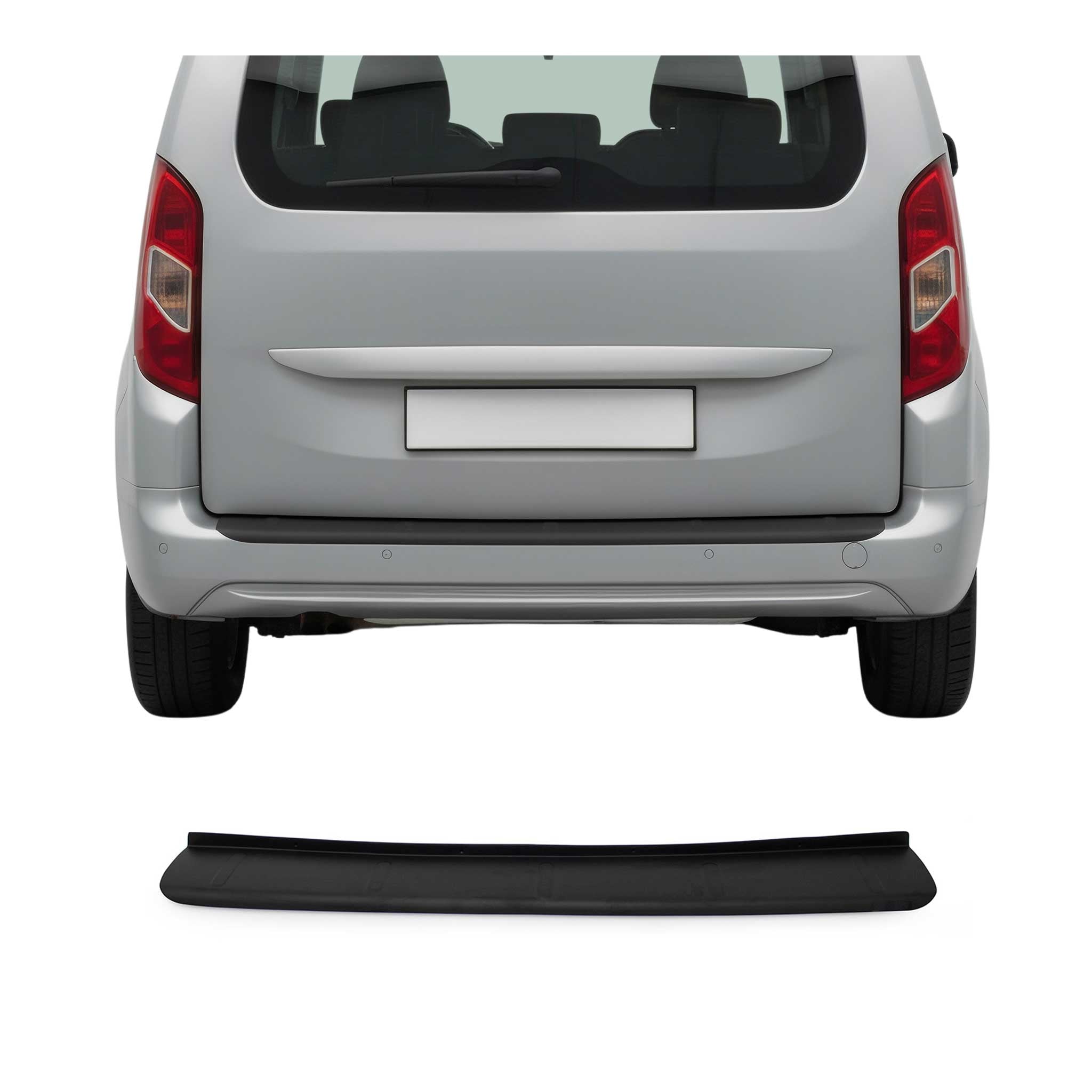 Ladekantenschutz für Peugeot Rifter Partner / Citroen Berlingo 2018-2026 schwarz
