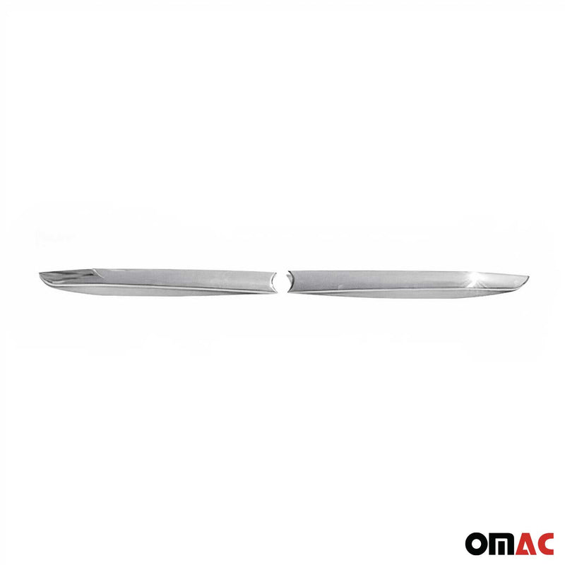 Kühlergrill Leisten Grillleisten für Hyundai Getz 2002-2011 Edelstahl Silber 2x