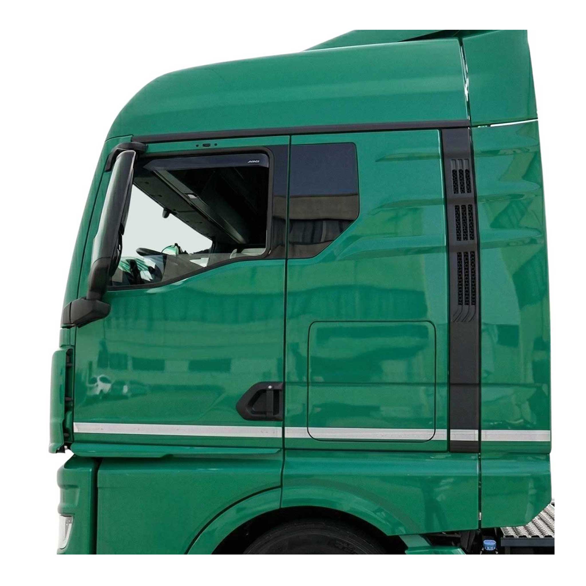 Windabweiser Regenabweiser für Volvo FH FM 1998-2020 Dunkel Acryl 2tlg