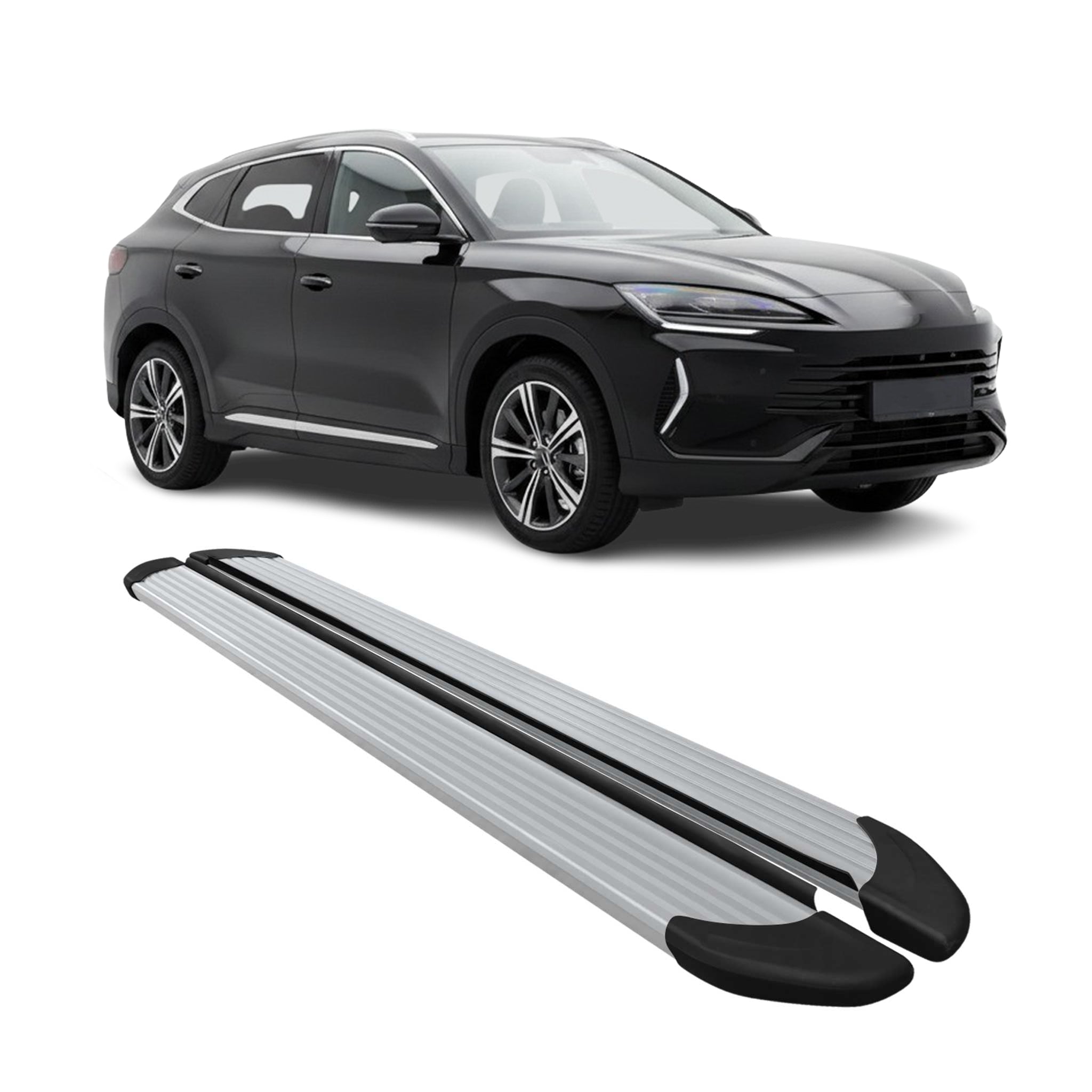 Trittbretter Seitenbretter für BYD Seal U SUV 2024-2026 Aluminium Silber 2x