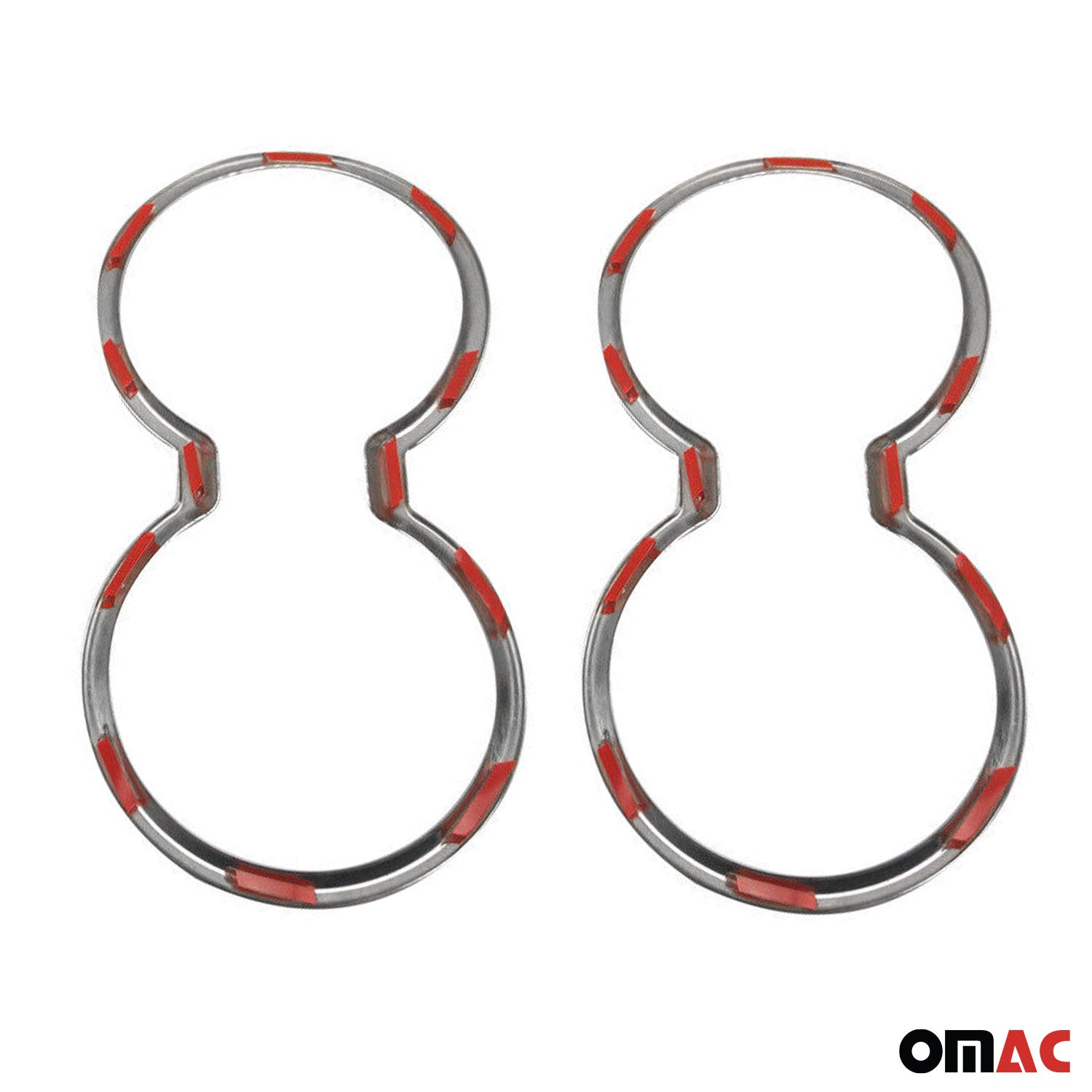 Getränkehalter Rahmen Cupholder für Hyundai Veloster 2011-2017 Chrom Silber 2tlg
