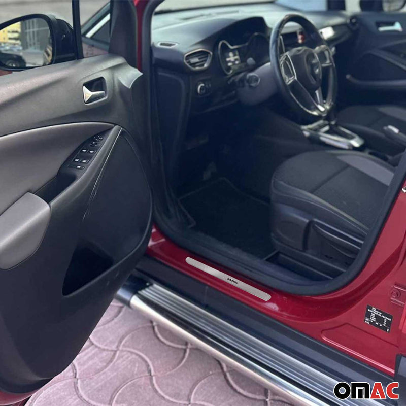Einstiegsleisten Türschweller für Opel Crossland X 2017-2025 Edelstahl 2 tlg