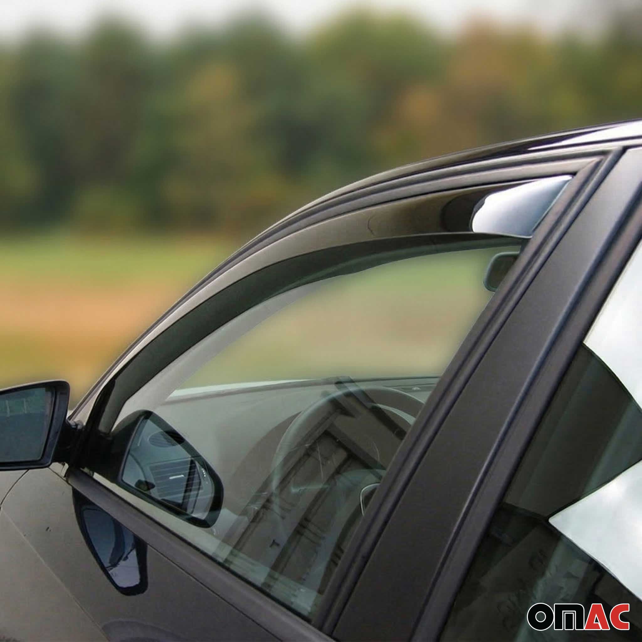 Windabweiser Regenabweiser für BMW X1 F48 2015-2022 Dunkel Acryl 2tlg