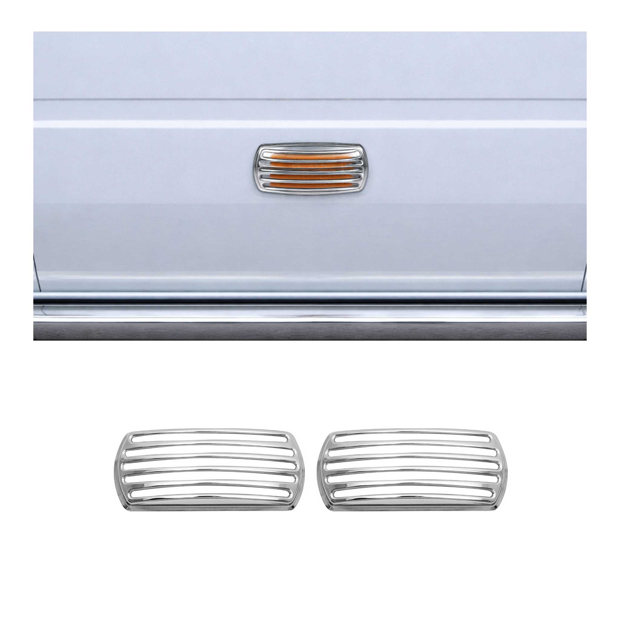 Blinkerrahmen Signalblende Rahmen für Nissan NV400 Van 2010-2021 Chrom 2x