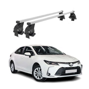 Menabo Dachträger Grundtäger für Toyota Corolla Limo 2019-2026 50kg Stahl Silber