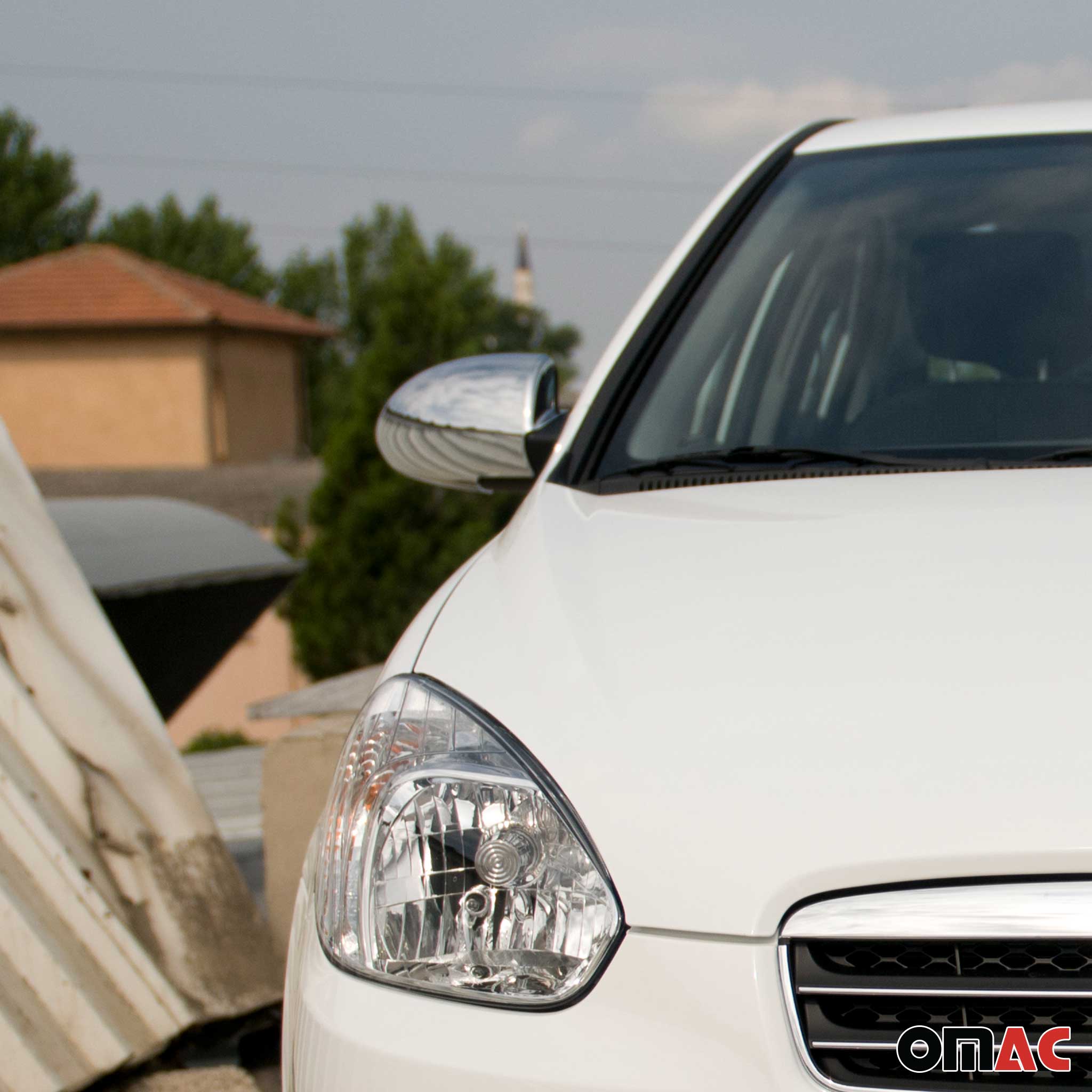 Spiegelkappen Spiegelabdeckung für Hyundai Accent mk3 2005-2010 Limo Chrom ABS