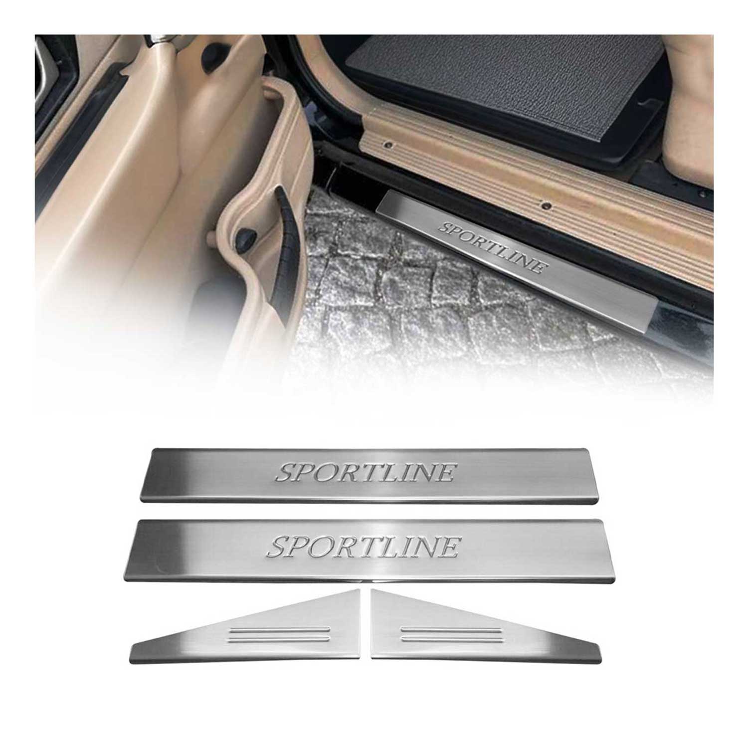 Einstiegsleisten Türschweller für Land Rover Freelander 2006-2014 Edelstahl 4tlg