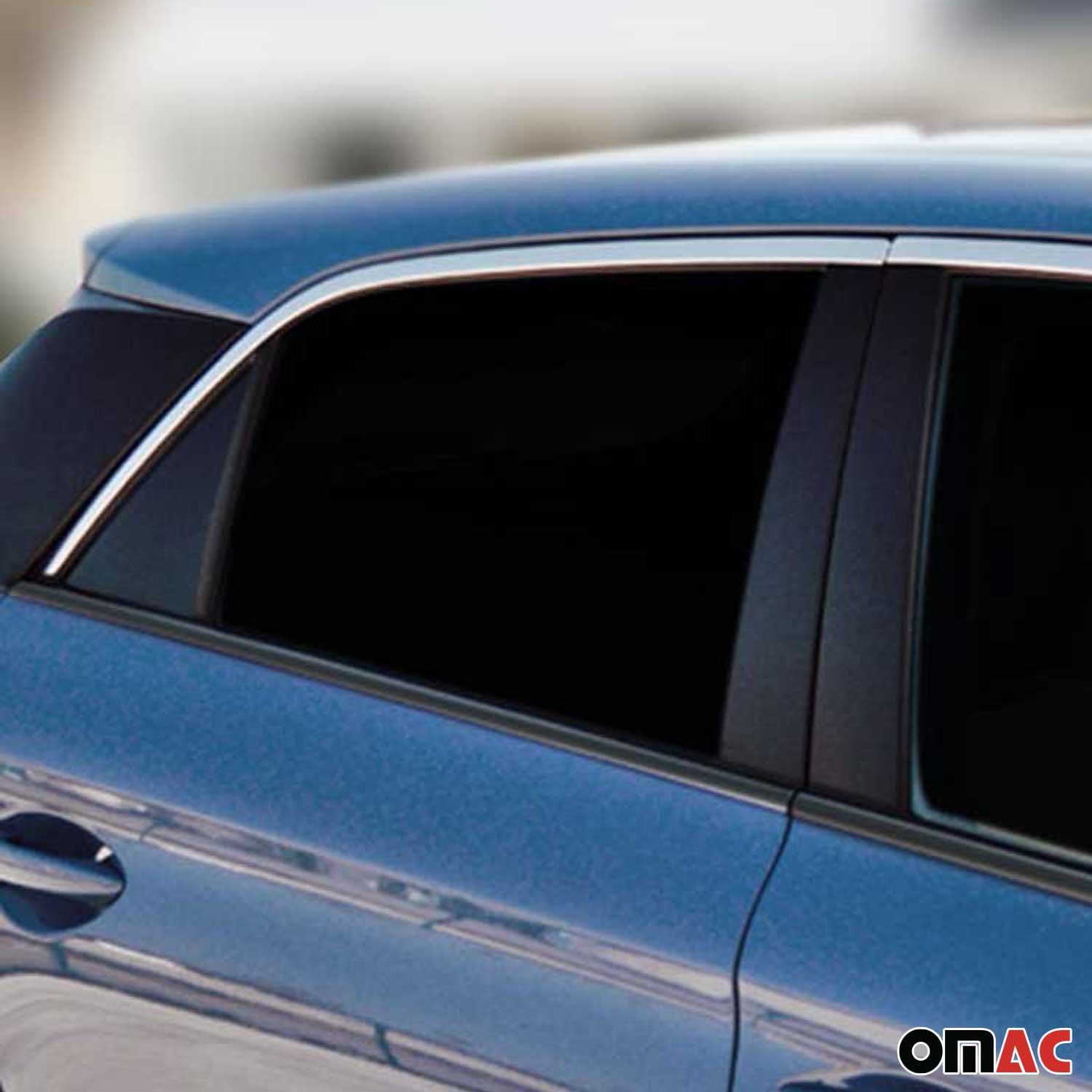 Fensterleisten Zierleisten für Hyundai i20 2014-2020 Oben Schrägheck Chrom 4tlg