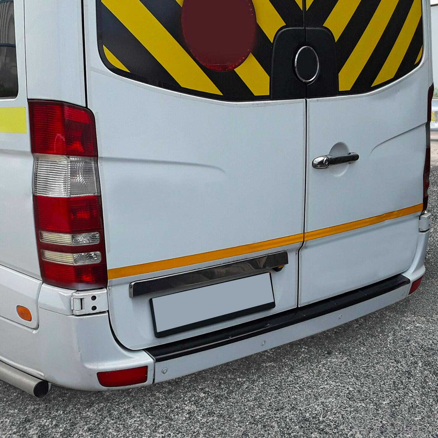 Ladekantenschutz für Mercedes Sprinter W906 / VW Crafter 2006-2018 Acryl schwarz