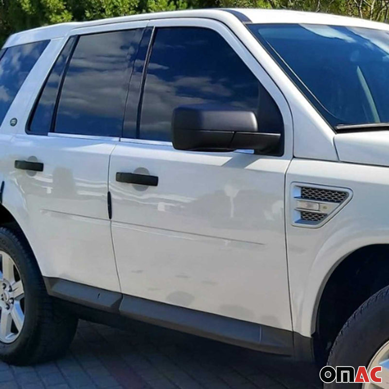 Fensterleisten Zierleisten für Land Rover Freelander 2007-2011 Edelstahl 4tlg