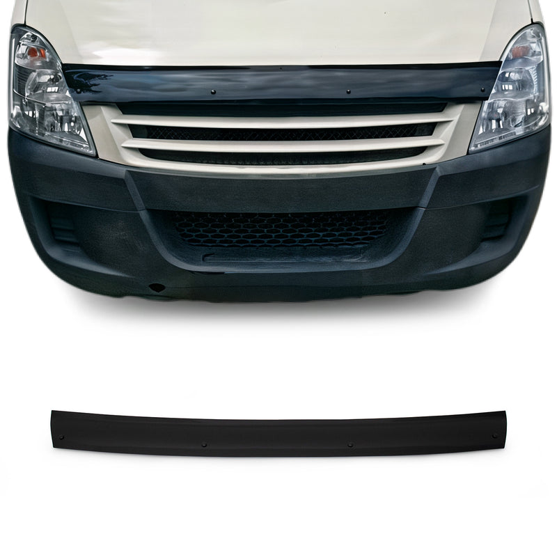 Motorhaube Deflektor Steinschlagschutz für Iveco Daily 2006-2012 Auto Schwarz 1x
