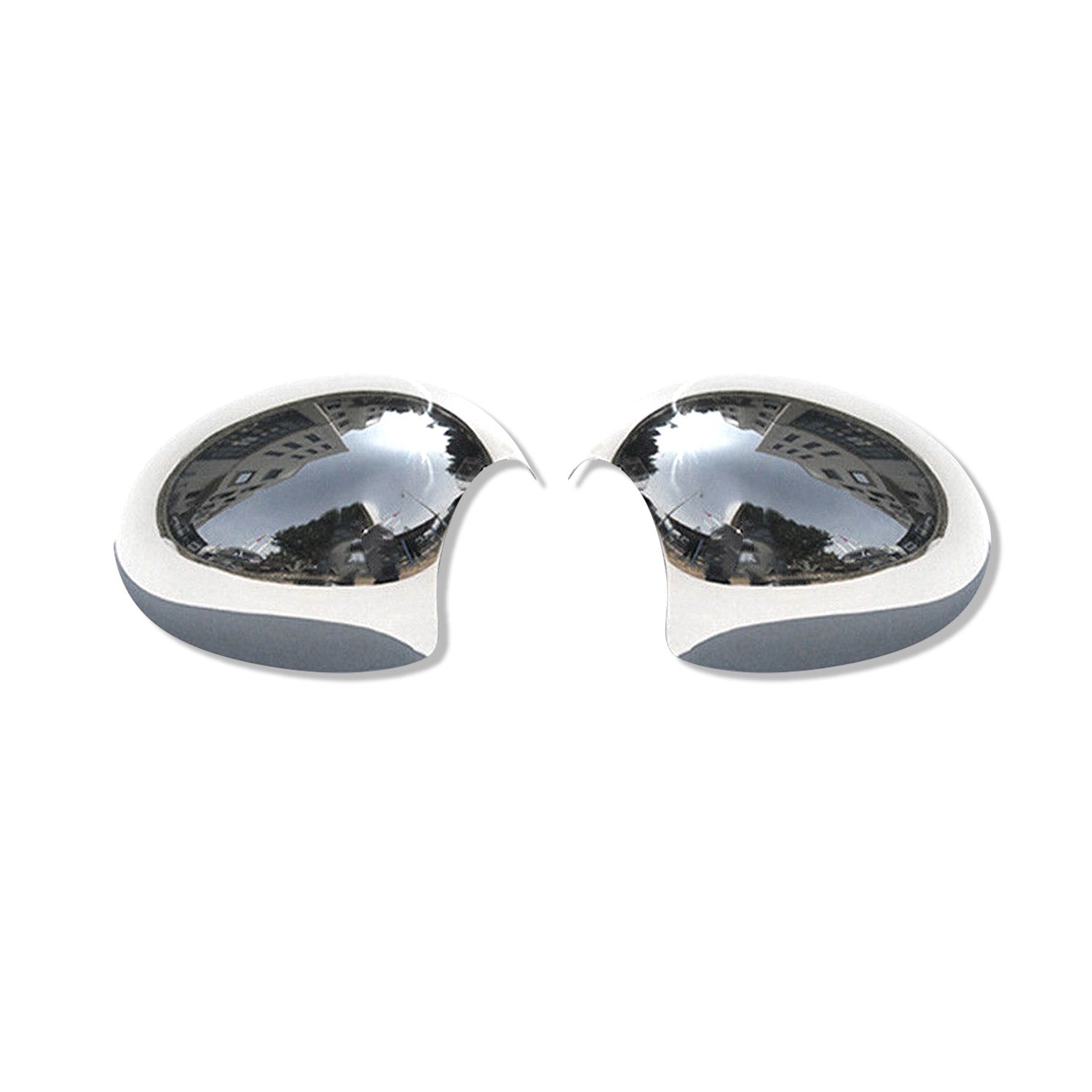 Spiegelkappen Spiegelabdeckung für Mini Cooper R58 2011-2016 Edelstahl Chrom