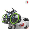 Bicycle carrier for tailgate E Bike Citroen Saxo 3 bicycles