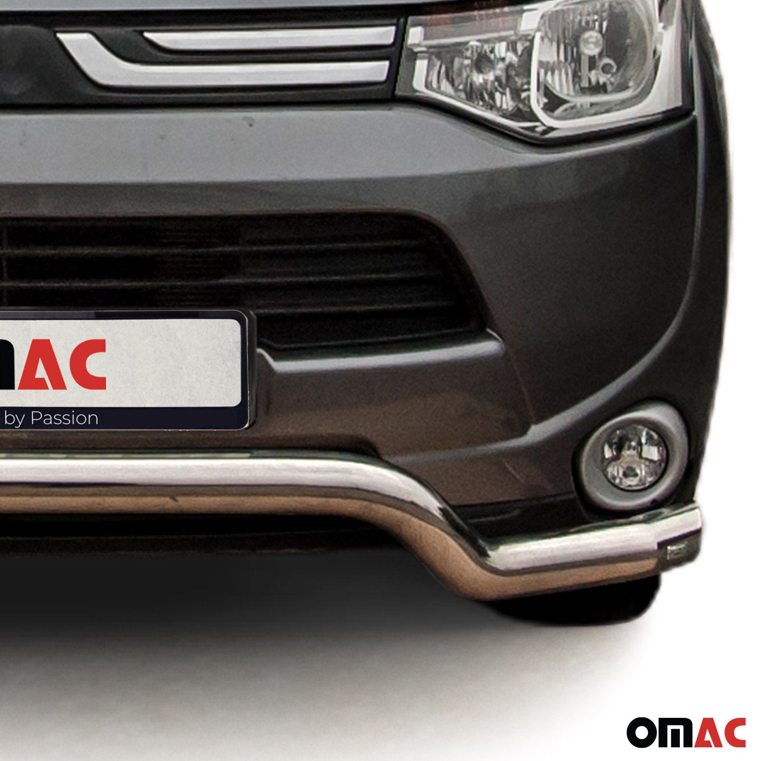 Frontbügel Frontschutzbügel Schutz für Mitsubishi Outlander 2012-2015 ABE Silber