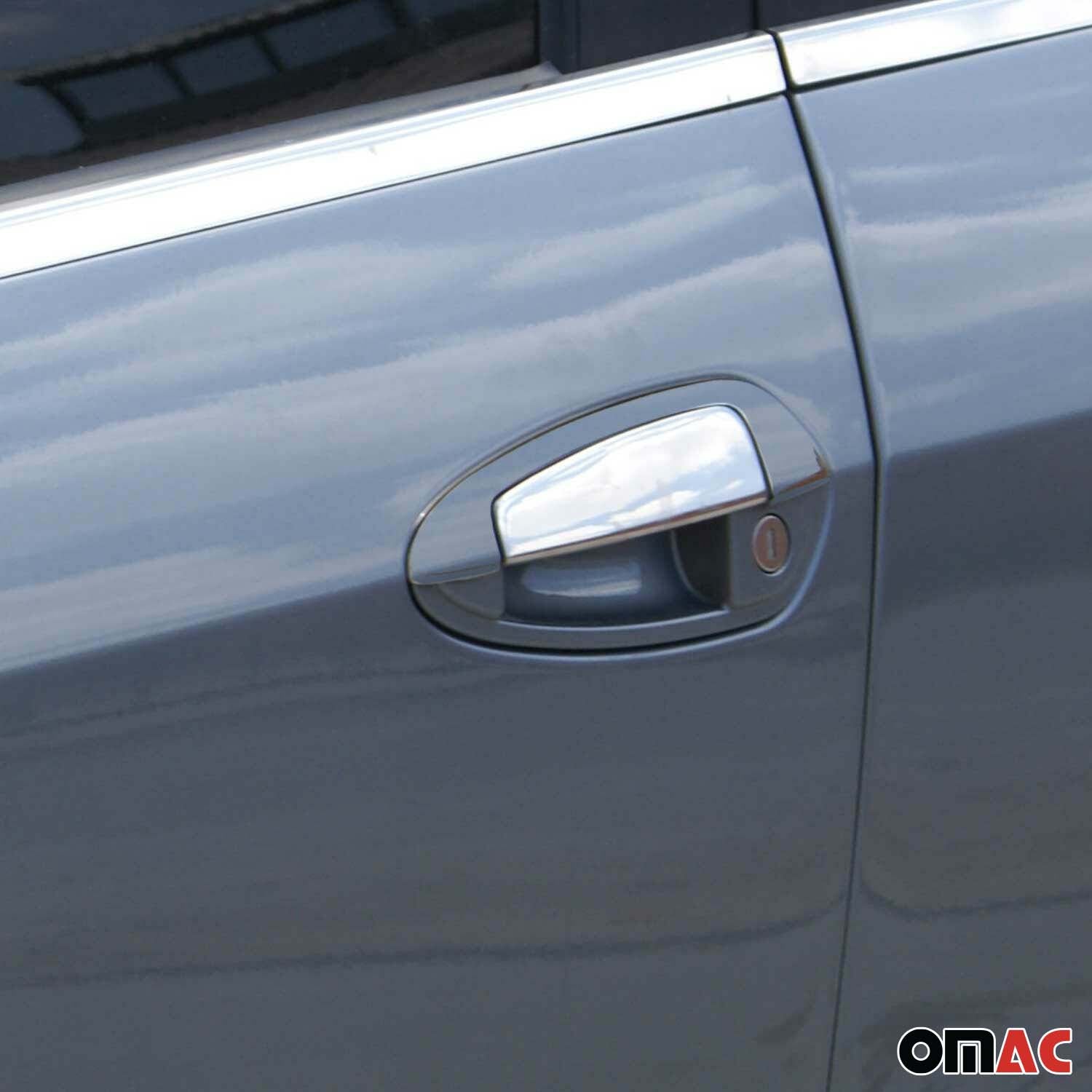 Chrom Türgriff Blende für Fiat Punto Evo 2008-2012 Edelstahl 2tlg