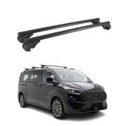 Dachträger Grundträger für Ford Tourneo Custom II 2023-2026 TÜV Alu Schwarz 2x