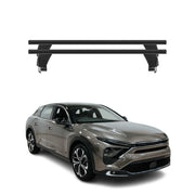 Menabo Dachträger Grundtäger für Citroen C5 X 2022-2026 50kg Alu Schwarz 2 tlg