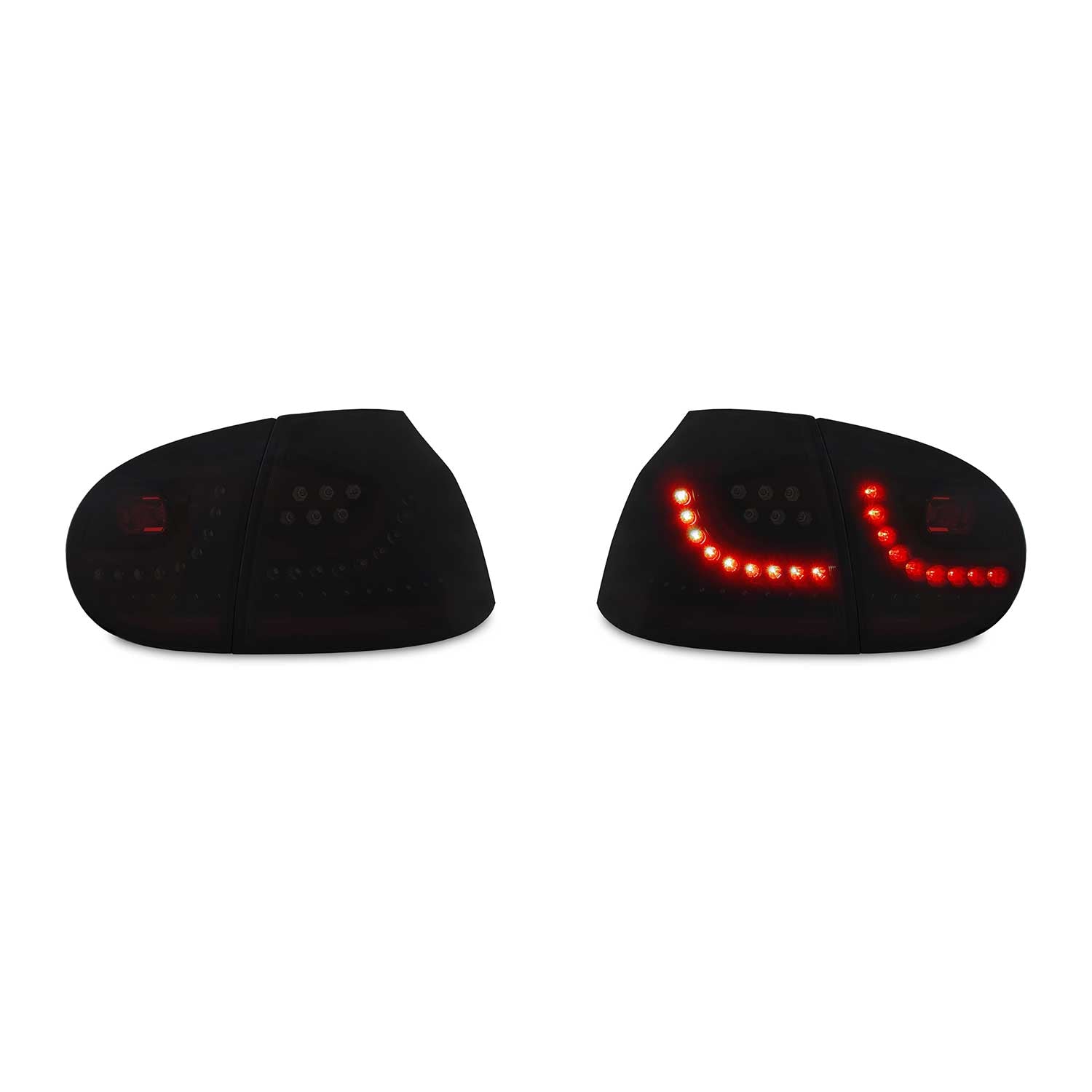 JOM LED Rückleuchten für VW Golf MK5 2003-2008 mit Dynamik-Blinker schwarz 4tlg