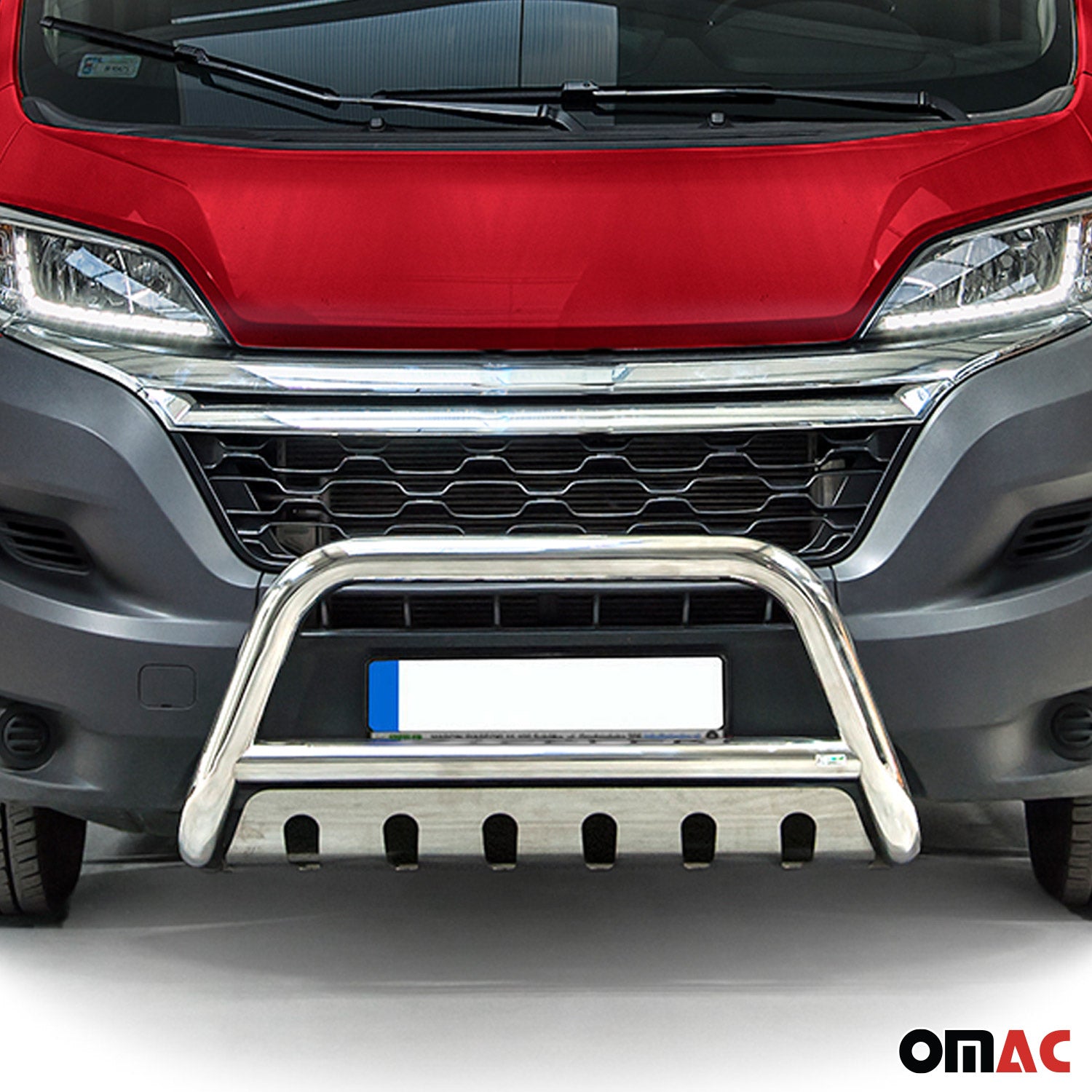 Frontbügel Frontschutzbügel für Citroen Jumper 2006-2016 Stahl mit ABE Silber