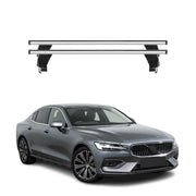 Menabo Dachträger Grundtäger für Volvo S60 2019-2024 50kg Aluminium Silber 2 tlg