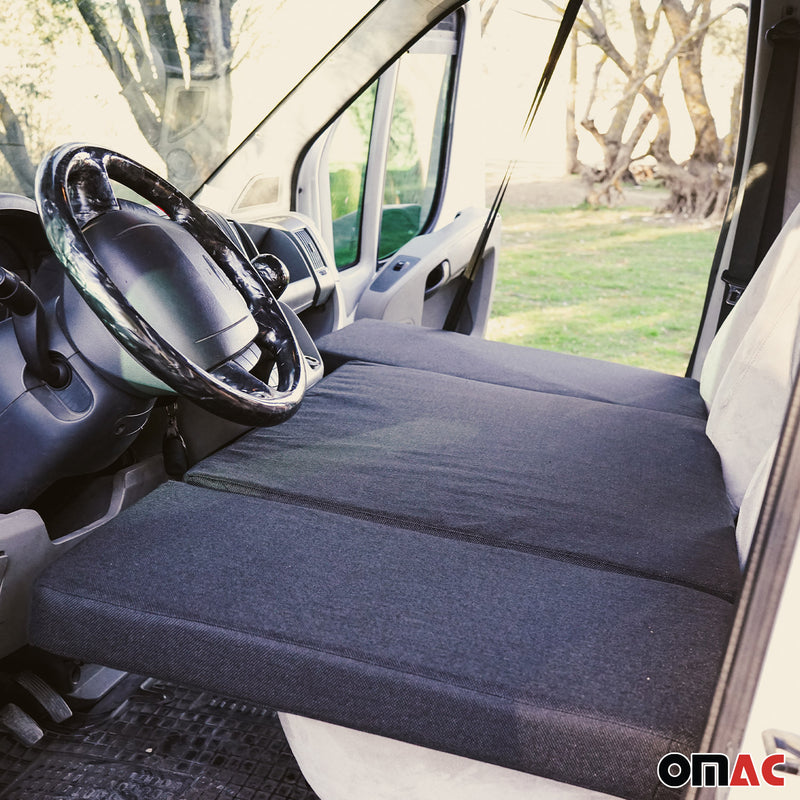 Camper Bett Fahrerhausbett Matratze für Renault Trafic 2001-2014 Schwarz
